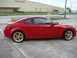 2009 Infiniti G37 with 19x9.5 SSR SP1 wheels