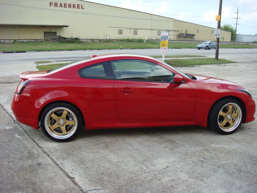 2009 Infiniti G37 with 19x9.5 SSR SP1 wheels