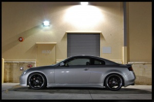 2003 Infiniti G35 with 20x9.5 Work Varianza T1S wheels