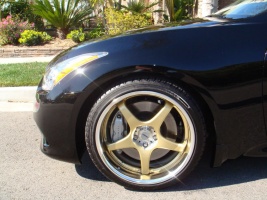 2008 Infiniti G37 with 19x9 AME Circular Spec R wheels