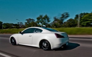 2008 Infiniti G37 with 20x9 360 Straight 5ive wheels