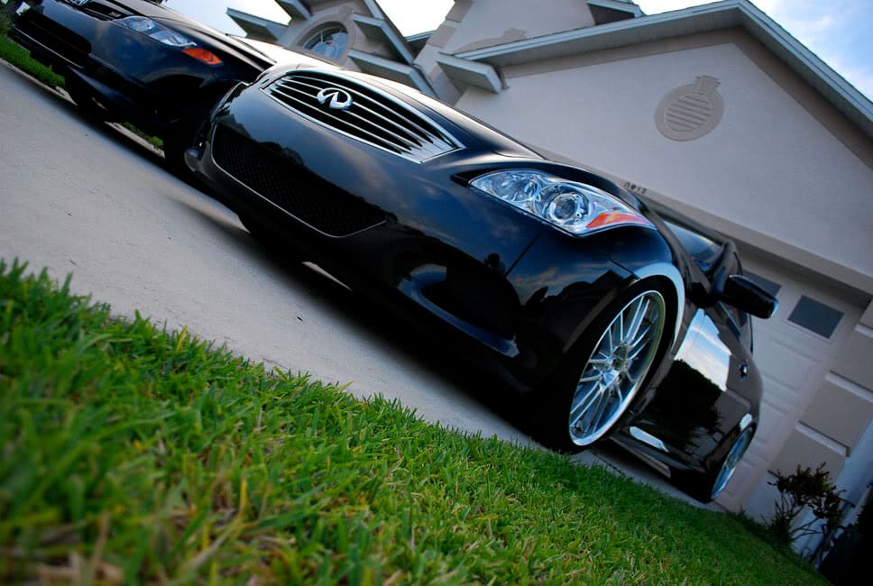2008 Infiniti G37 with 20x9.5 Volk GT30 wheels
