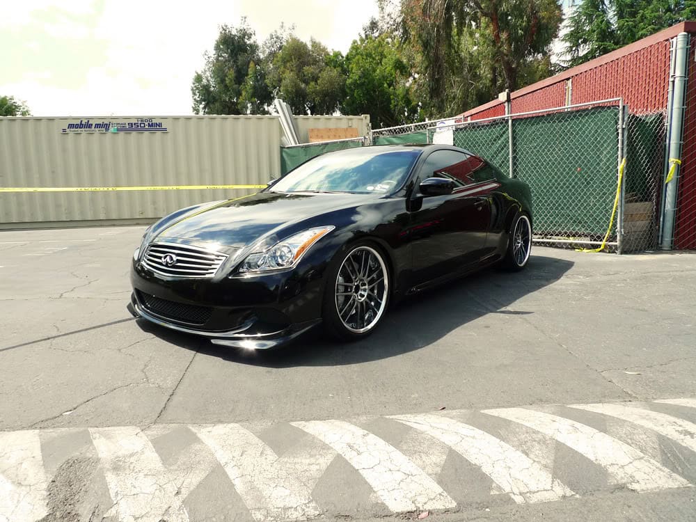 2008 Infiniti G37 with 20x9.5 Volk GT30 Formula wheels