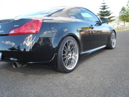 2008 Infiniti G37 with 20x9.5 Volk GT30 wheels