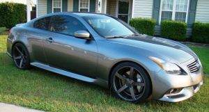 2012 Infiniti G37x with 20x9 Vossen CV3 wheels