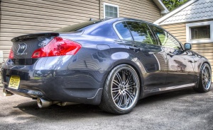 2009 Infiniti G37 with 20x8.5 Vertini Hennessey wheels