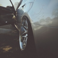 2012 Infiniti G37 with 19x9.5 Work Gnosis Cv202 wheels