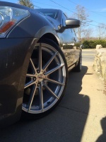 2010 Infiniti G37x with 20x8.5 TSW Bathurst wheels