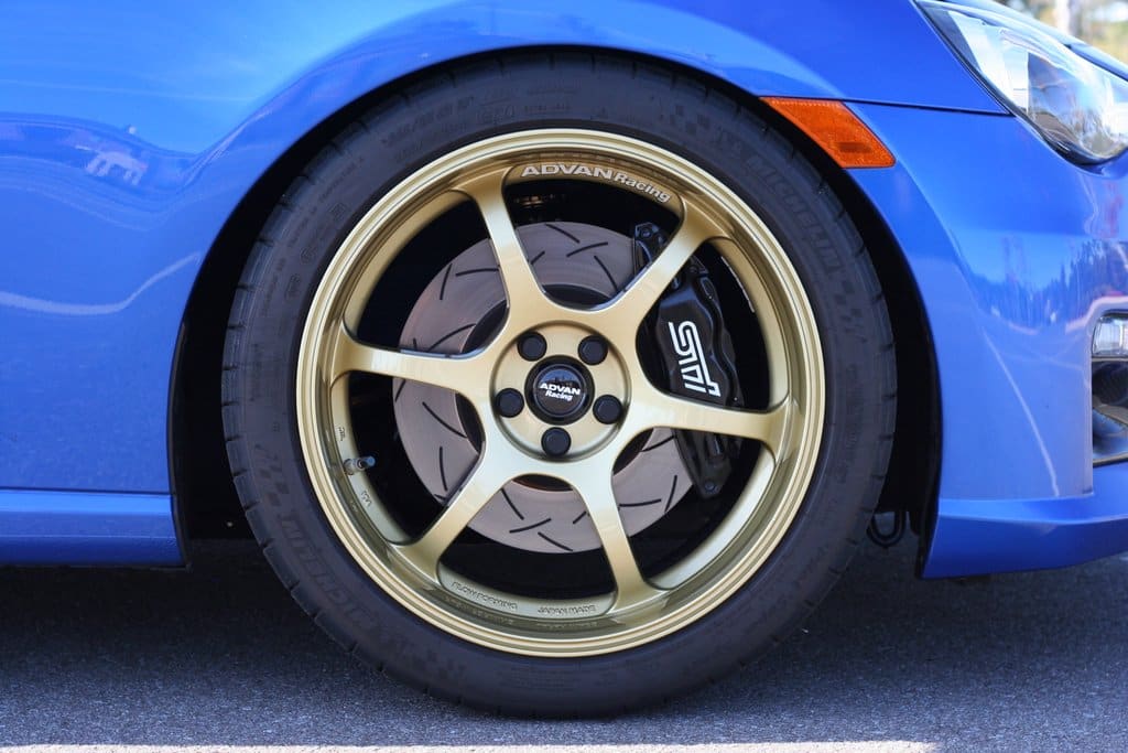 2013 Scion FR-S with 18x9.5 Advan RG-D wheels