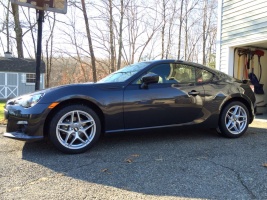 2013 Subaru BRZ with 17x7.5 BBS CF wheels