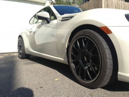 2013 Subaru BRZ with 18x8.5 BBS CH wheels