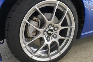 2013 Subaru BRZ with 17x7.5 BBS RF 504 DSK wheels
