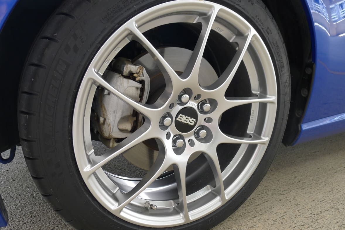 2013 Subaru BRZ with 17x7.5 BBS RF 504 DSK wheels