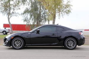 2013 Subaru BRZ with 17x8.5 BBS RG-R wheels