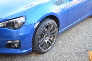 2013 Subaru BRZ with 18x9 Bremmer Kraft BR10 wheels