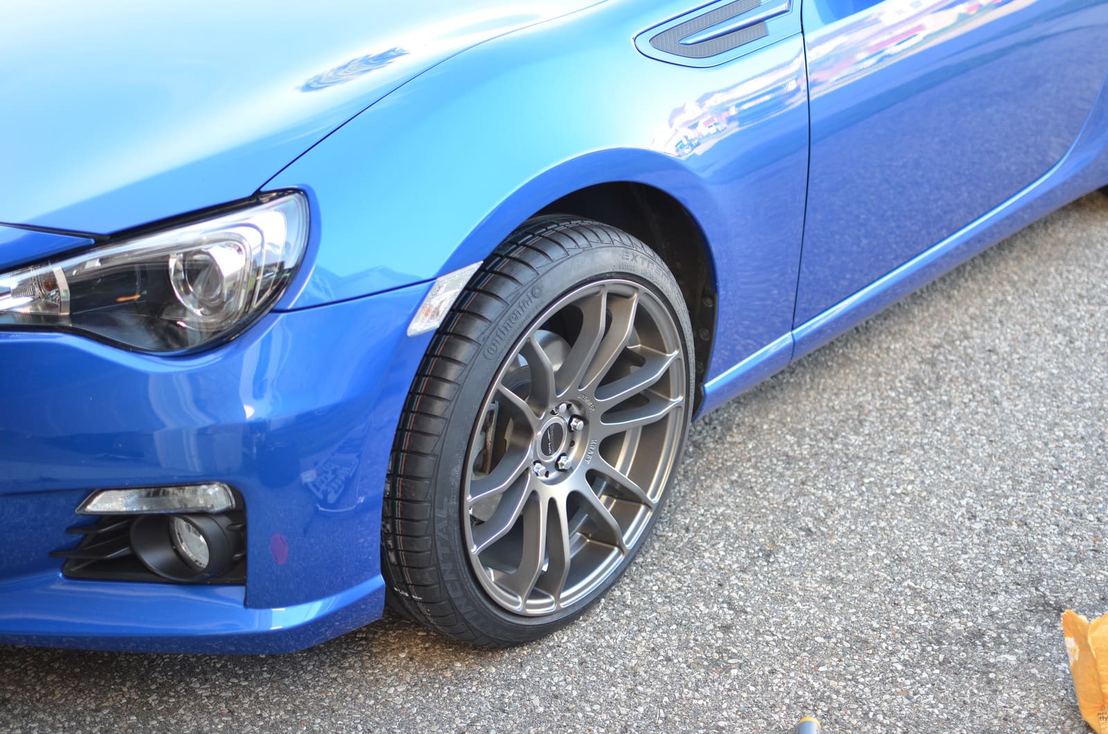 2013 Subaru BRZ with 18x9 Bremmer Kraft BR10 wheels