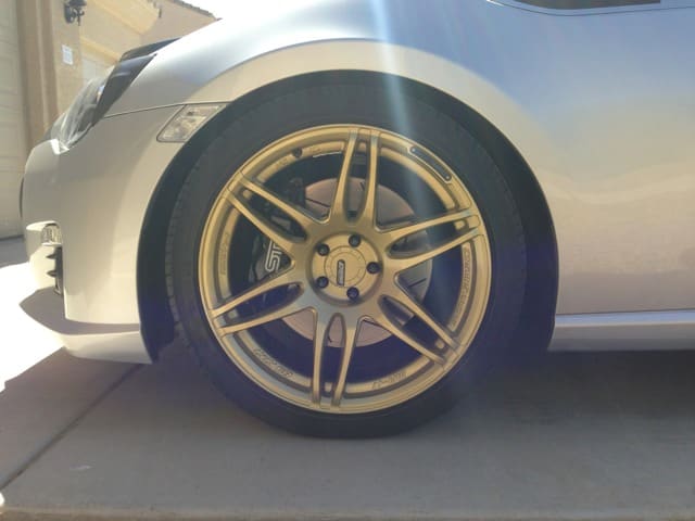 2013 Scion FR-S with 18x8.5 Cosmis MR II Racing wheels
