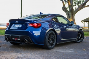2013 Subaru BRZ with 18x8.5 Enkei 5S05RR wheels