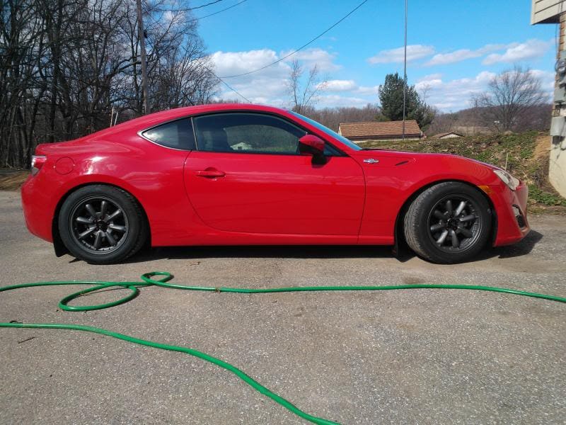 2013 Scion FR-S with 16x8 Enkei Compe wheels