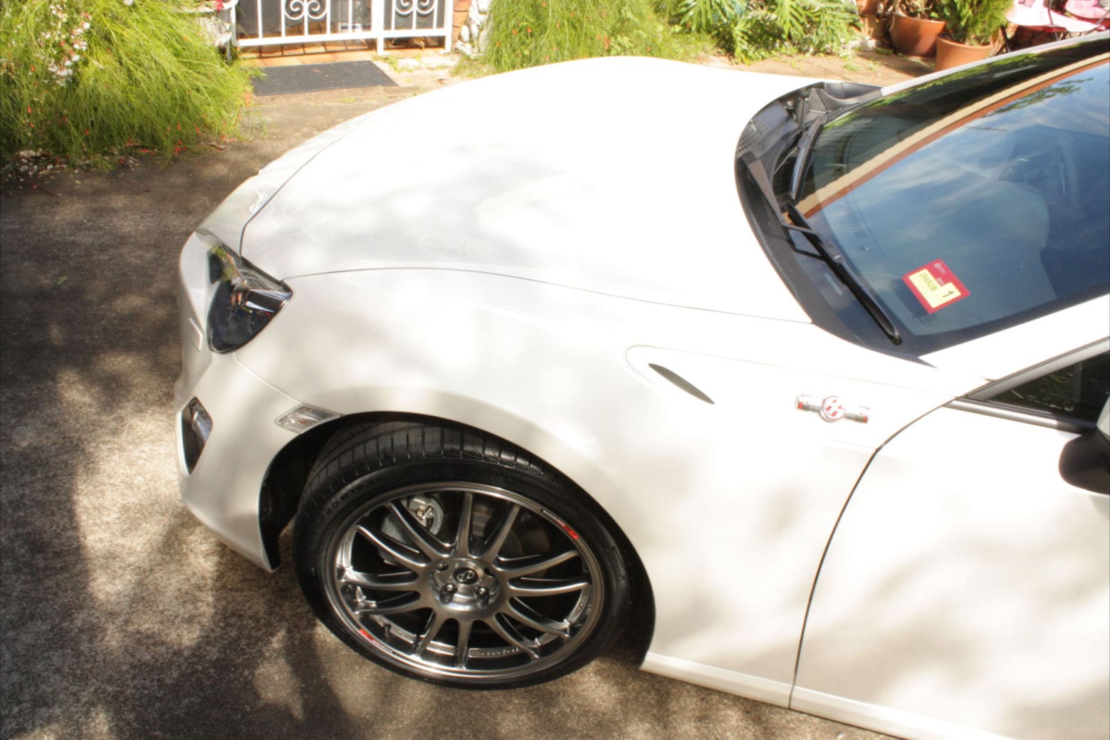 2013 Subaru BRZ with 18x8 Enkei GTC01 wheels