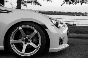 2013 Subaru BRZ with 18x9.5 Enkei Kojin wheels