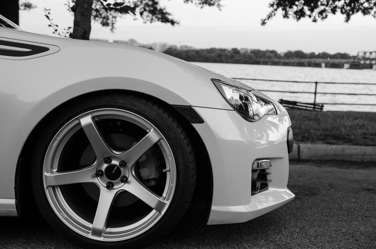2013 Subaru BRZ with 18x9.5 Enkei Kojin wheels