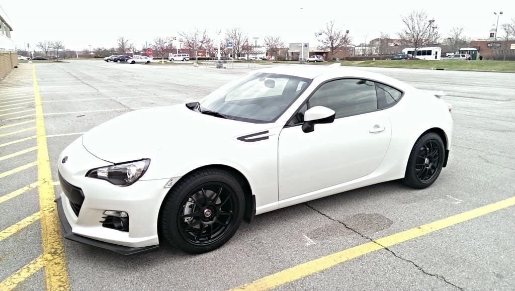 2014 Subaru BRZ with 17x8 Enkei PF01 wheels