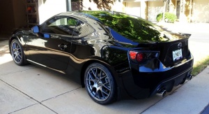 2013 Subaru BRZ with 18x8 Enkei Raijin wheels