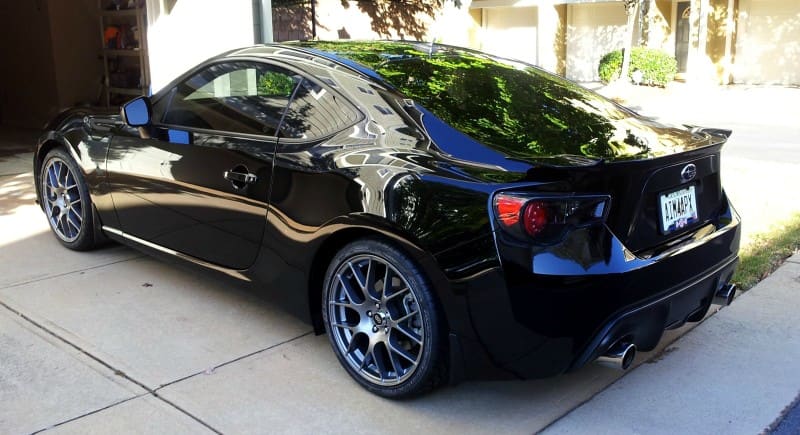 2013 Subaru BRZ with 18x8 Enkei Raijin wheels