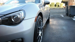 2013 Subaru BRZ with 18x8.5 Enkei Raijin wheels