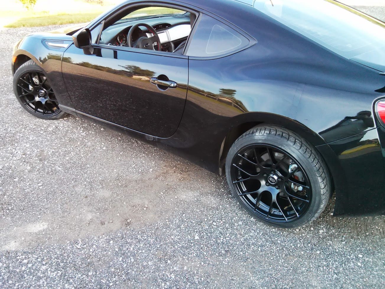 2013 Subaru BRZ with 18x8.5 wheels