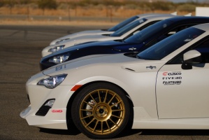 2013 Subaru BRZ with 18x8.5 Enkei RC-T4 wheels