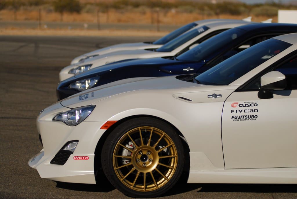 2013 Subaru BRZ with 18x8.5 Enkei RC-T4 wheels
