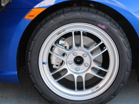 2013 Subaru BRZ with 17x7 Enkei RPF1 wheels