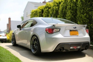 2013 Subaru BRZ with 18x9.5 Enkei RPF1 wheels