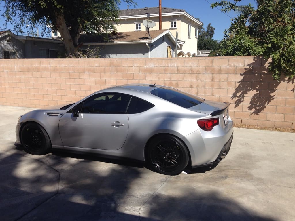 2013 Subaru BRZ with Enkei RPF1 wheels