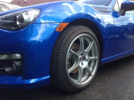 2013 Subaru BRZ with 17x8 Enkei RS+M wheels