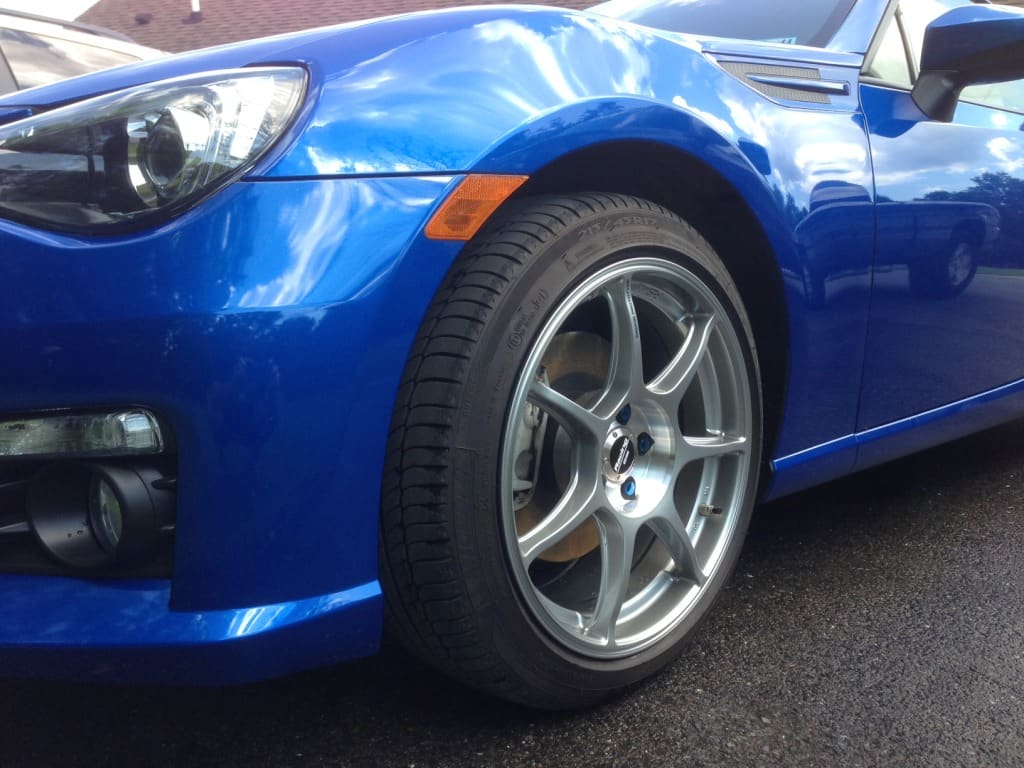 2013 Subaru BRZ with 17x8 Enkei RS+M wheels