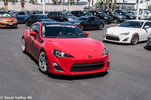 2013 Subaru BRZ with 18x8 Enkei RSF5 wheels