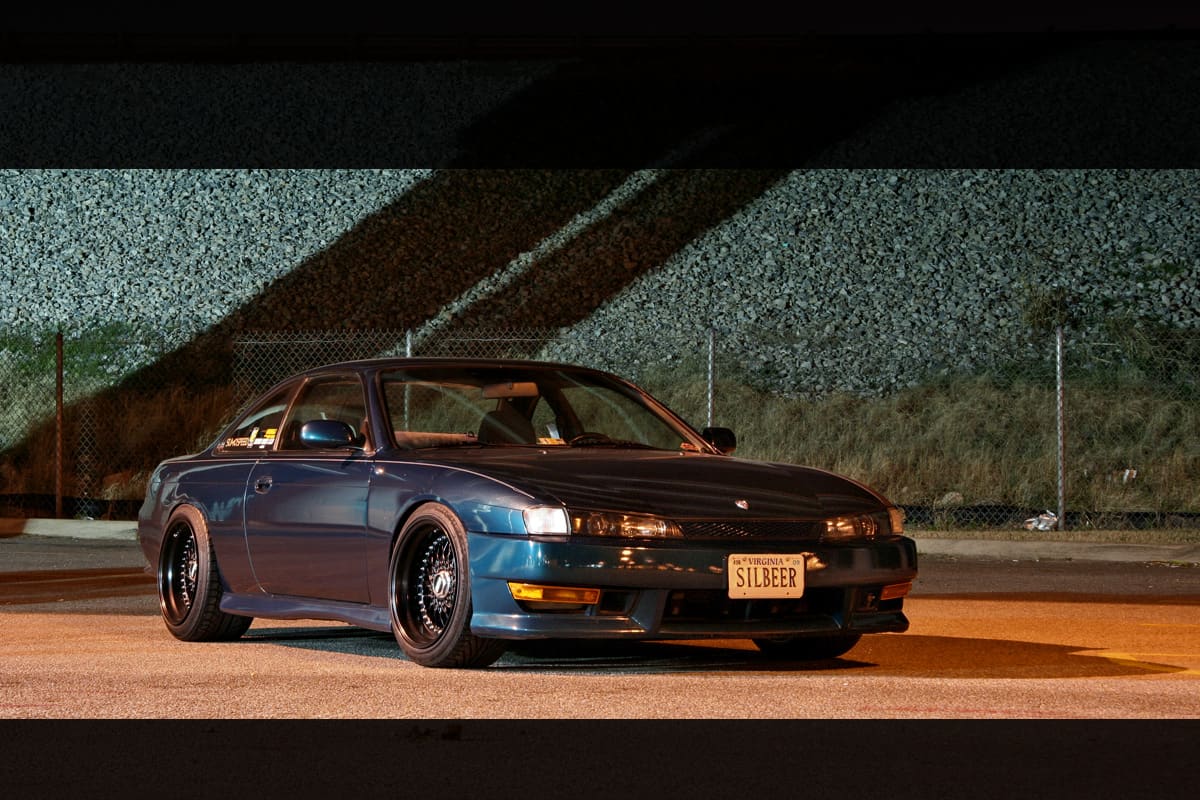 1997 Nissan S14 with 17x10 BBS RS wheels