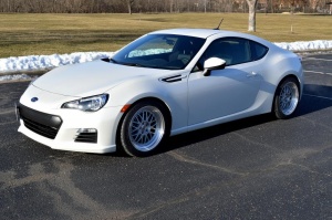 2013 Subaru BRZ with 17x9 ESM 004 wheels