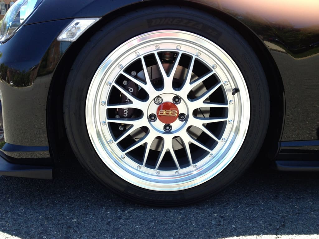 2013 Subaru BRZ with 18x8 ESM 004 wheels