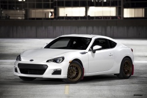 2013 Subaru BRZ with 17x9 Enkei RPF1 wheels