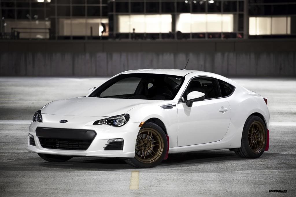 2013 Subaru BRZ with 17x9 Enkei RPF1 wheels
