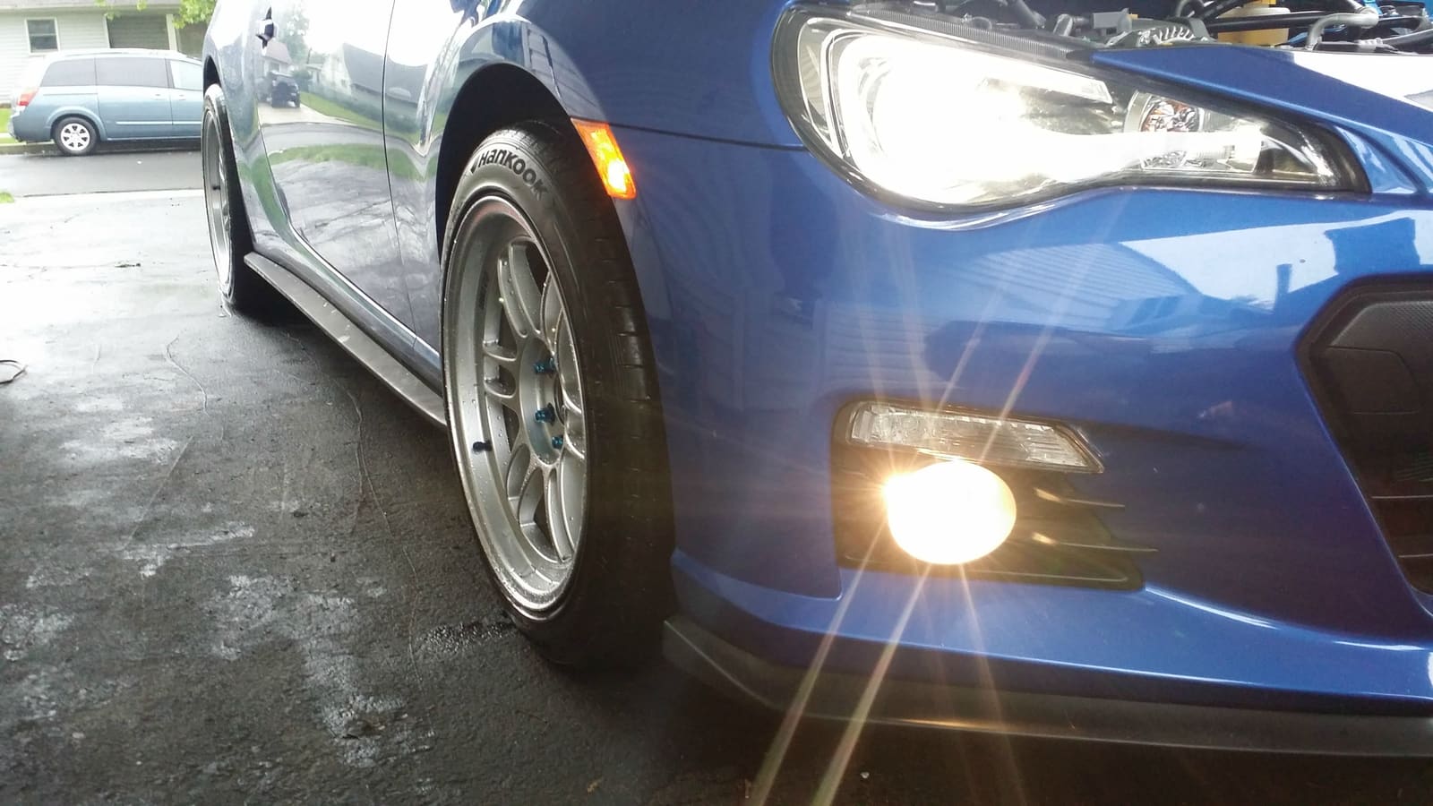 2014 Subaru BRZ with 17x9 Enkei RPF1 wheels