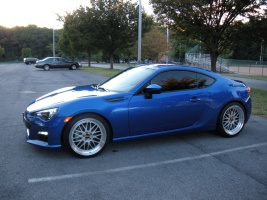 2013 Subaru BRZ with 19x8.5 ESM 004 wheels