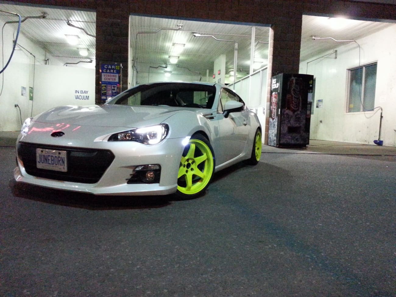 2013 Subaru BRZ with 18x9 Fast Hayaku wheels