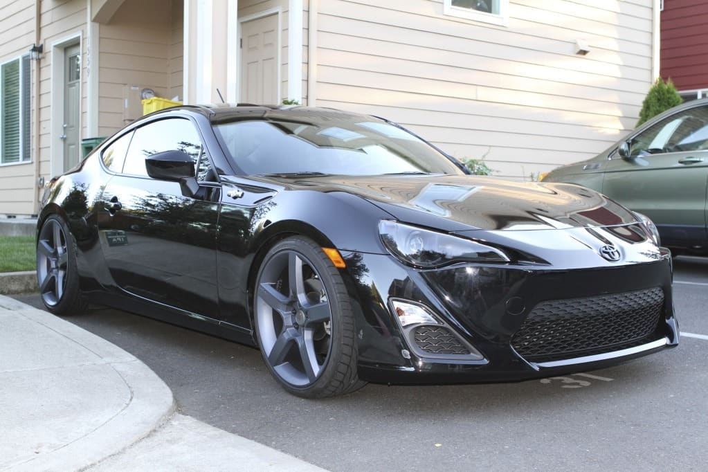 2013 Scion FR-S with 19x8.5 Five:AD R5:F wheels