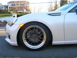 2013 Subaru BRZ with 17x9.5 Forgestar F14F wheels