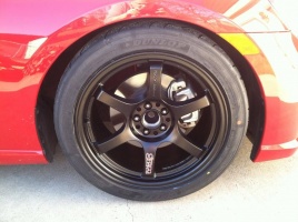 2013 Subaru BRZ with 17x9 Gram Lights 57DR wheels